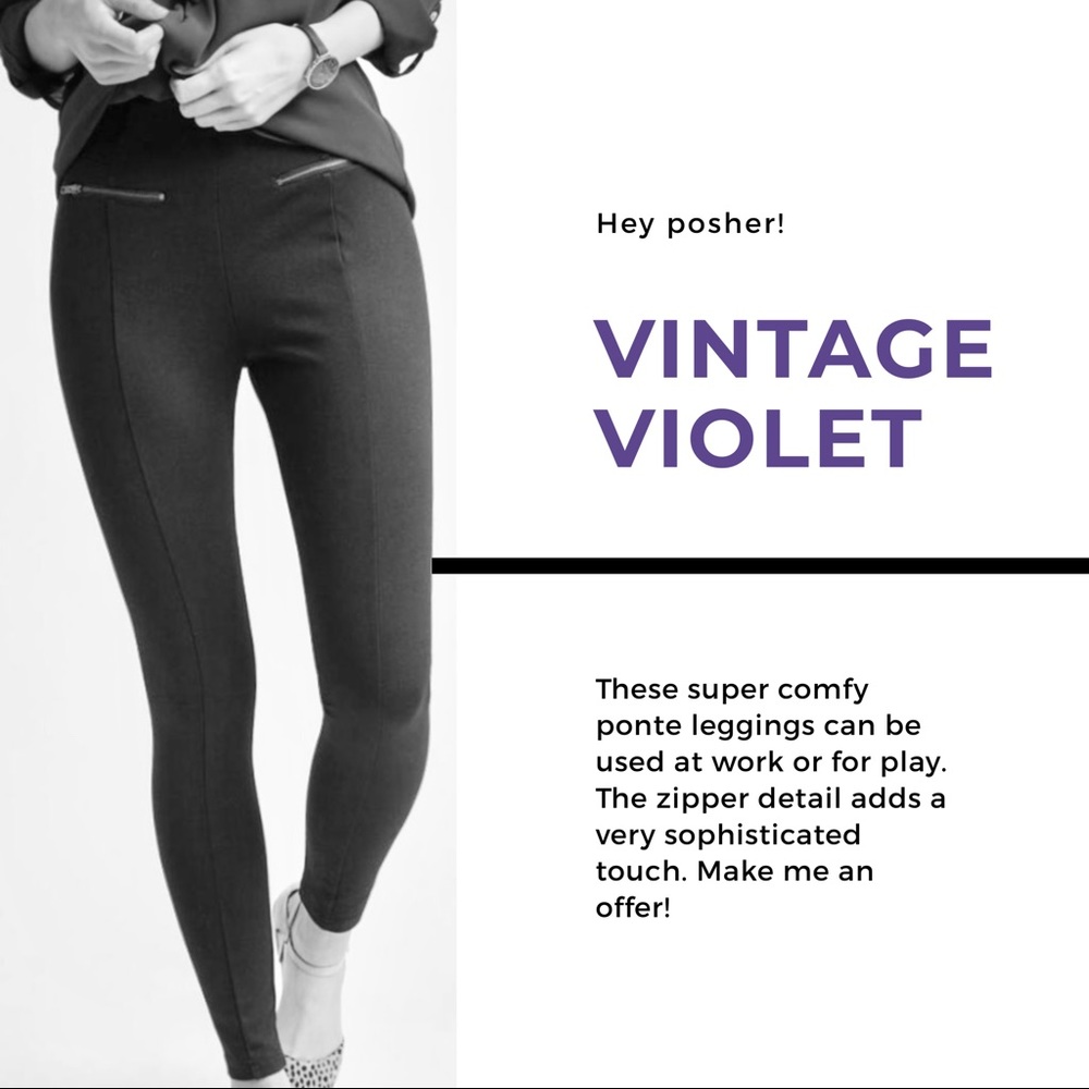 Grey pointe leggings